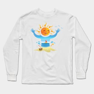 Sun, Sea and Sand Long Sleeve T-Shirt